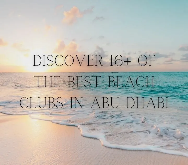 best beach clubs in abu dhabi