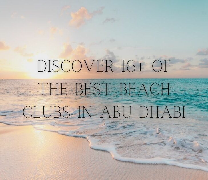 best beach clubs in abu dhabi