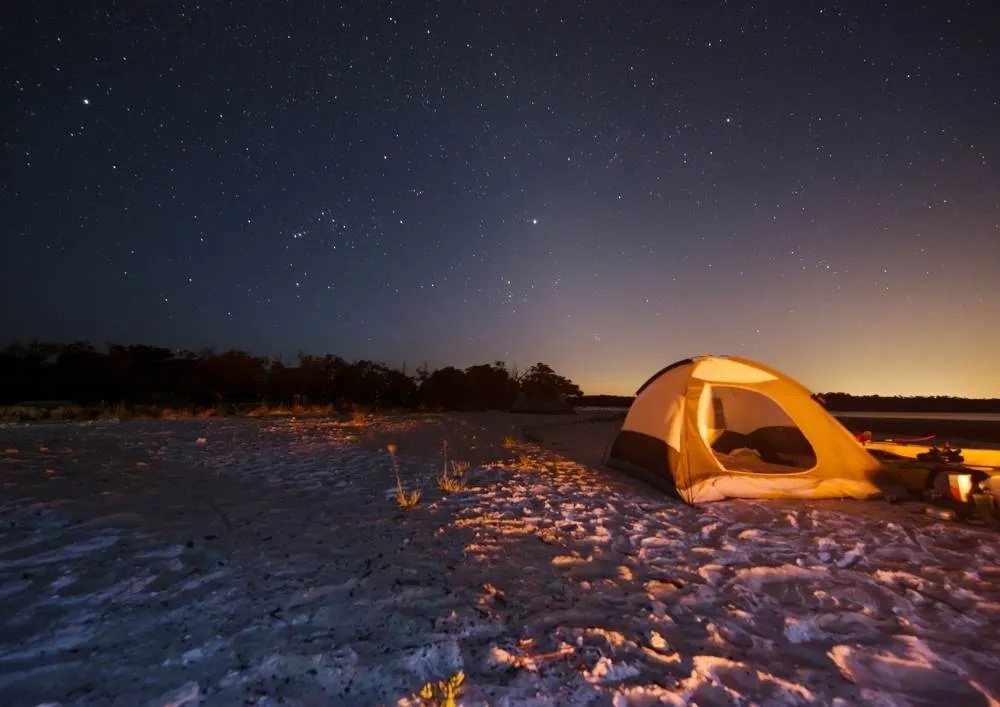 beach camping near me