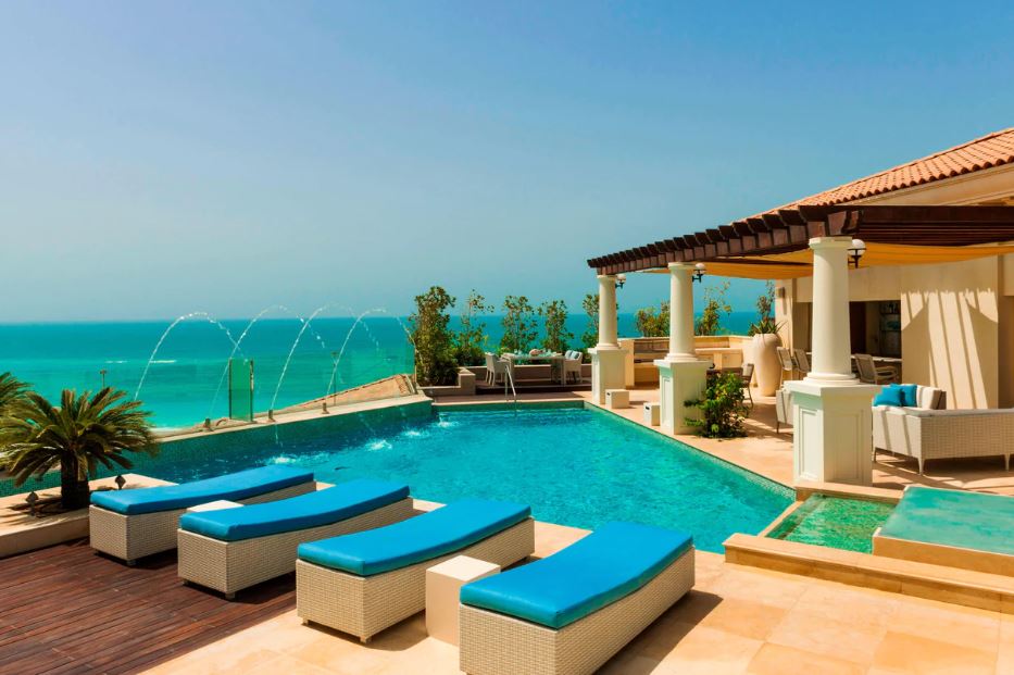 hotels with private swimming pool in abu dhabi