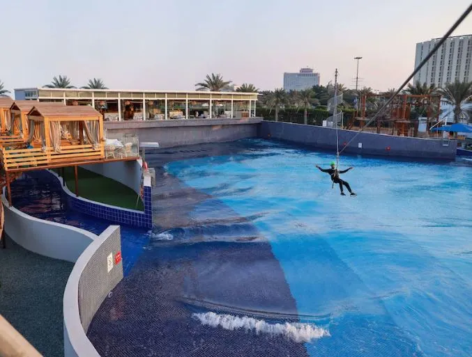 hotels with water park in abu dhabi