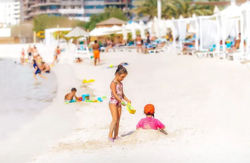 abu dhabi beaches bikini