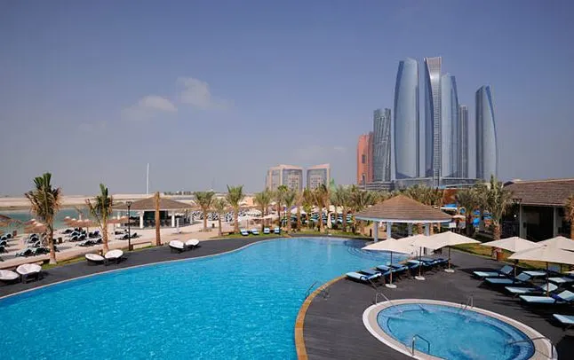 best beach in abu dhabi