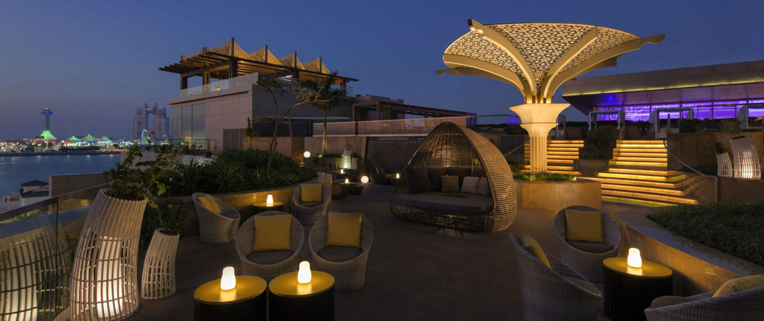 Bars on rooftops in Abu Dhabi