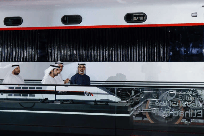 There's a new high speed rail to connect abu dhabi and dubai