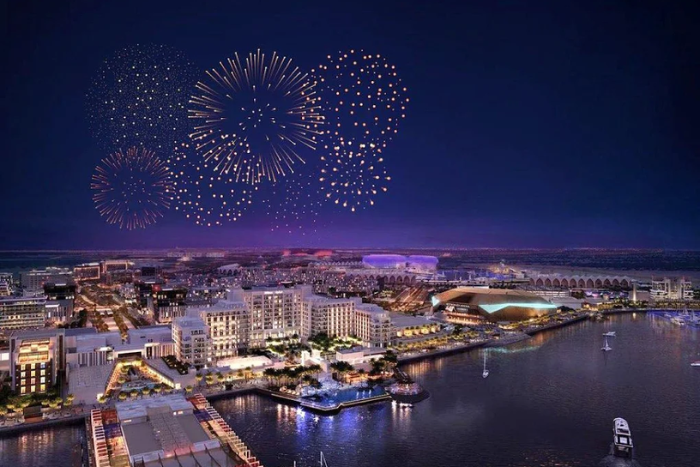 Yas Bay Waterfront fireworks