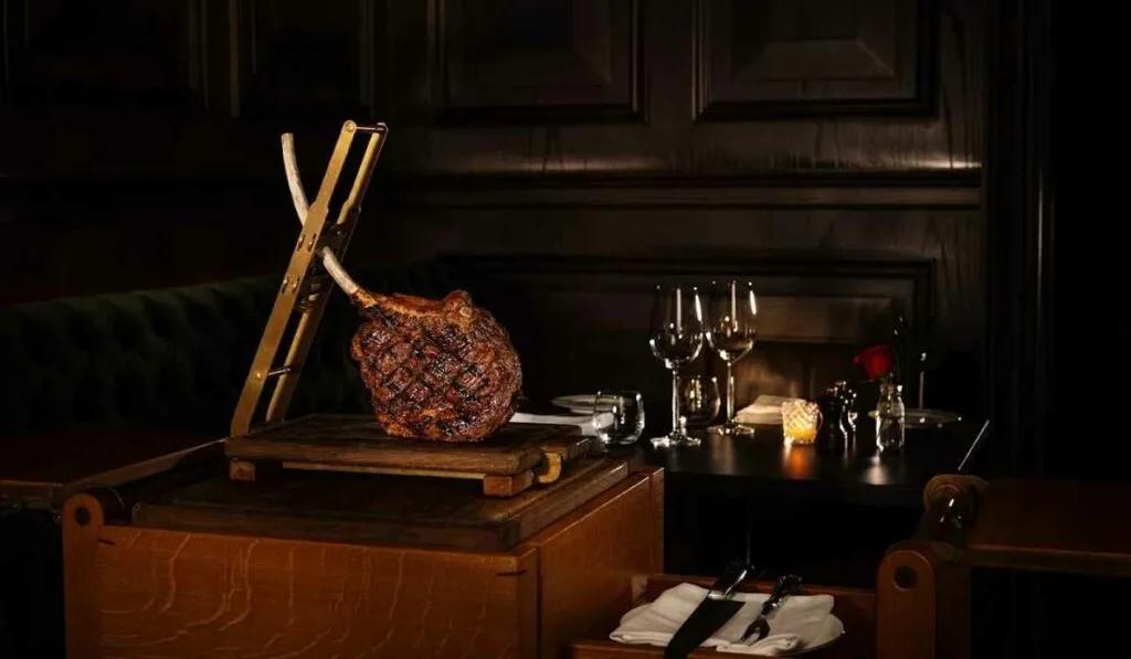 Oak Room steakhouse in abu dhabi edition