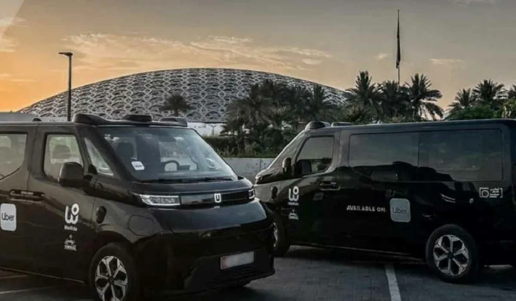 driverless taxis in abu Dhabi