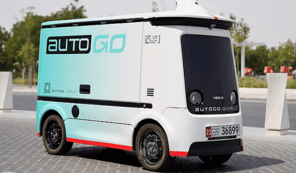 first self-driving delivery vehicle