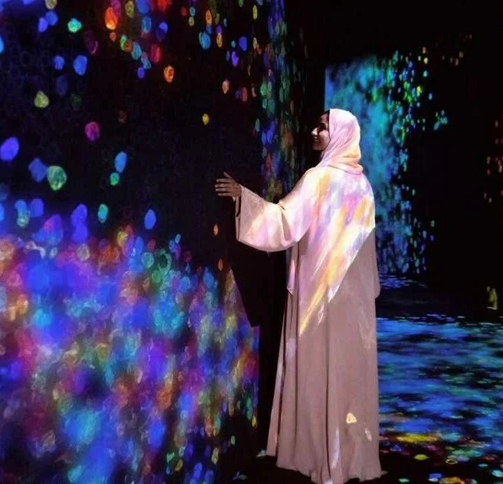 new experience at teamlab phenomena abu dhabi