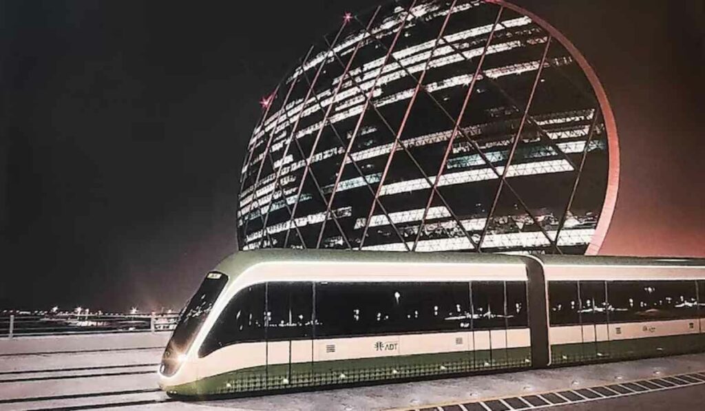 Abu Dhabi tram Yas Island