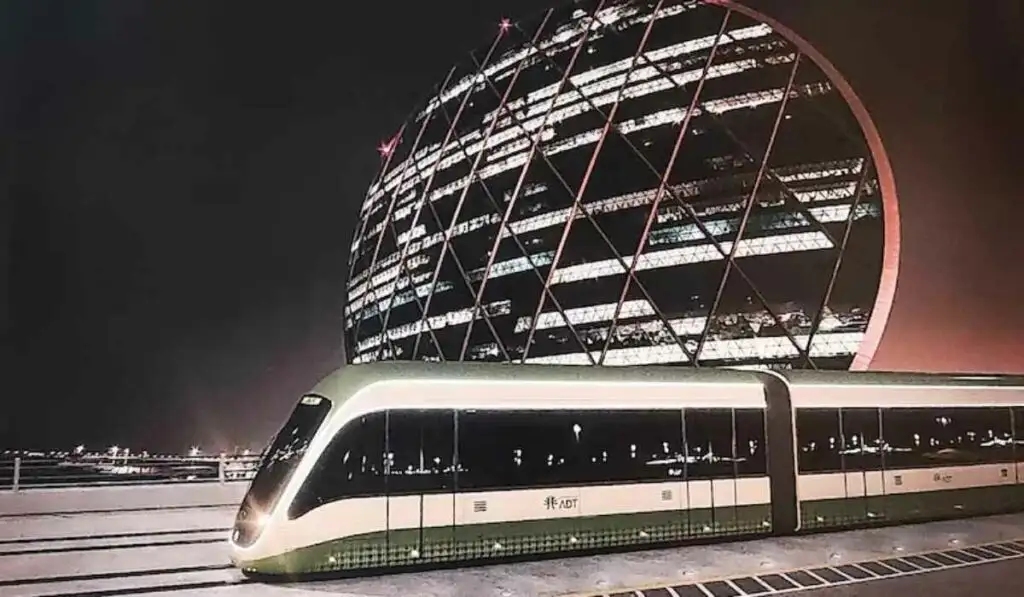 Abu Dhabi tram Yas Island