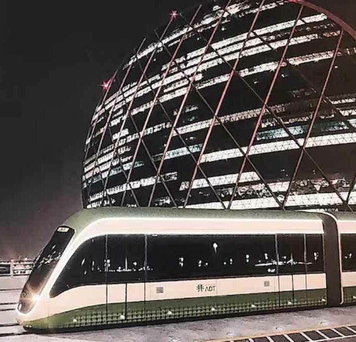Abu Dhabi tram Yas Island
