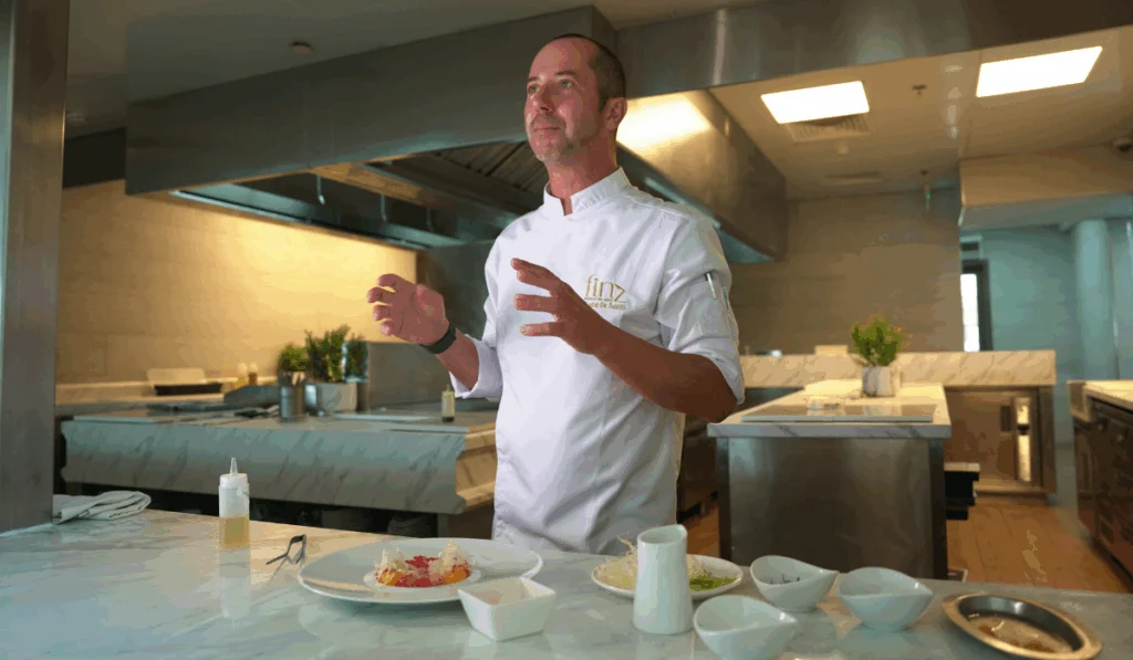 Chef Luca at Finz Beach Rotana Abu Dhabi