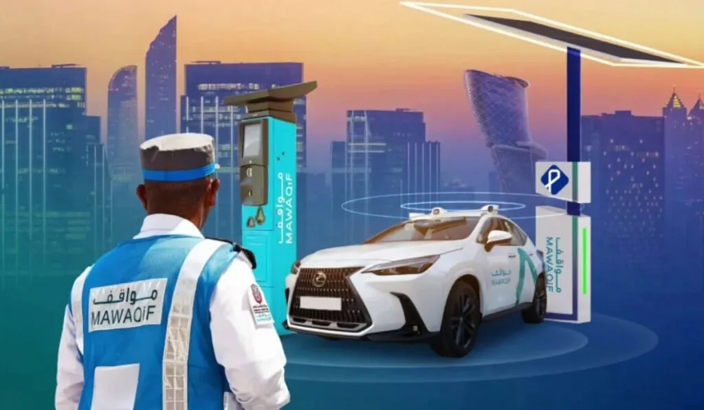 zero barrier ai parking in the future of Abu Dhabi