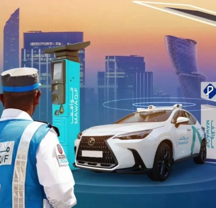 zero barrier ai parking in the future of Abu Dhabi