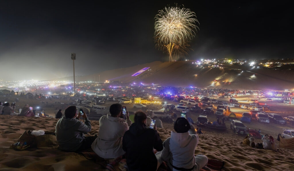 Liwa International Festival Abu Dhabi fireworks