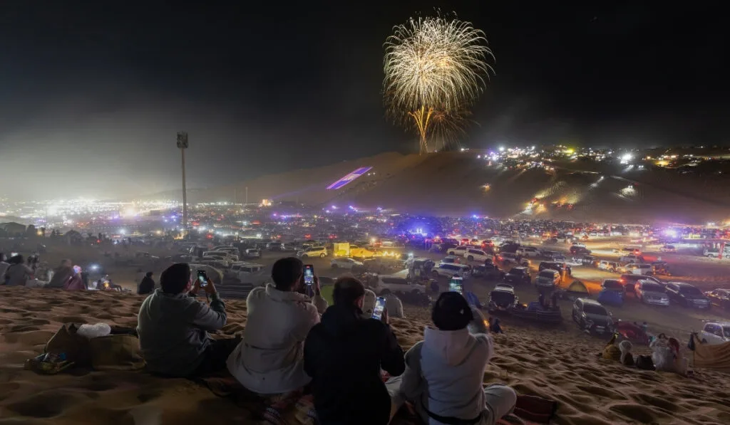 Liwa International Festival Abu Dhabi fireworks