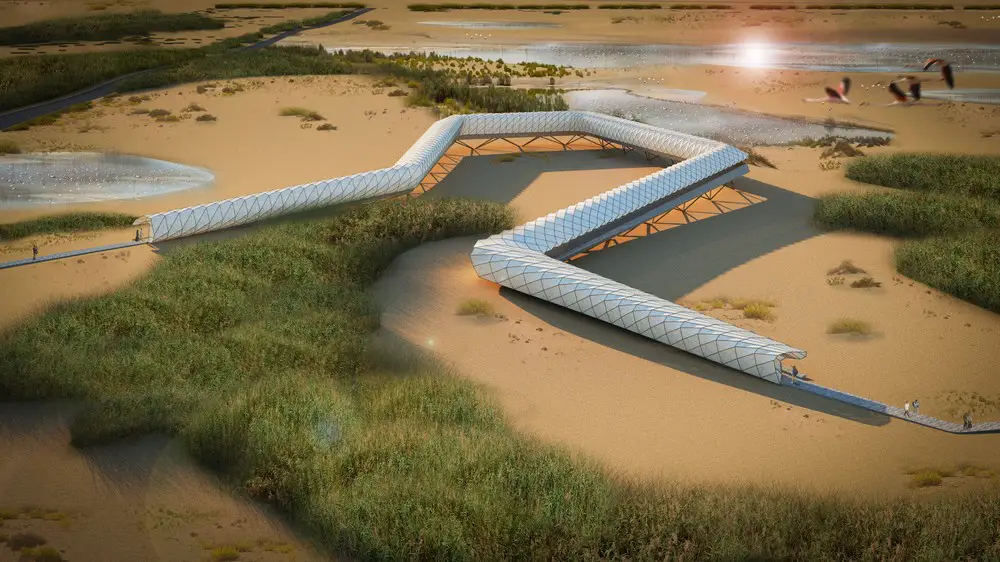 Walking routes in Abu Dhabi