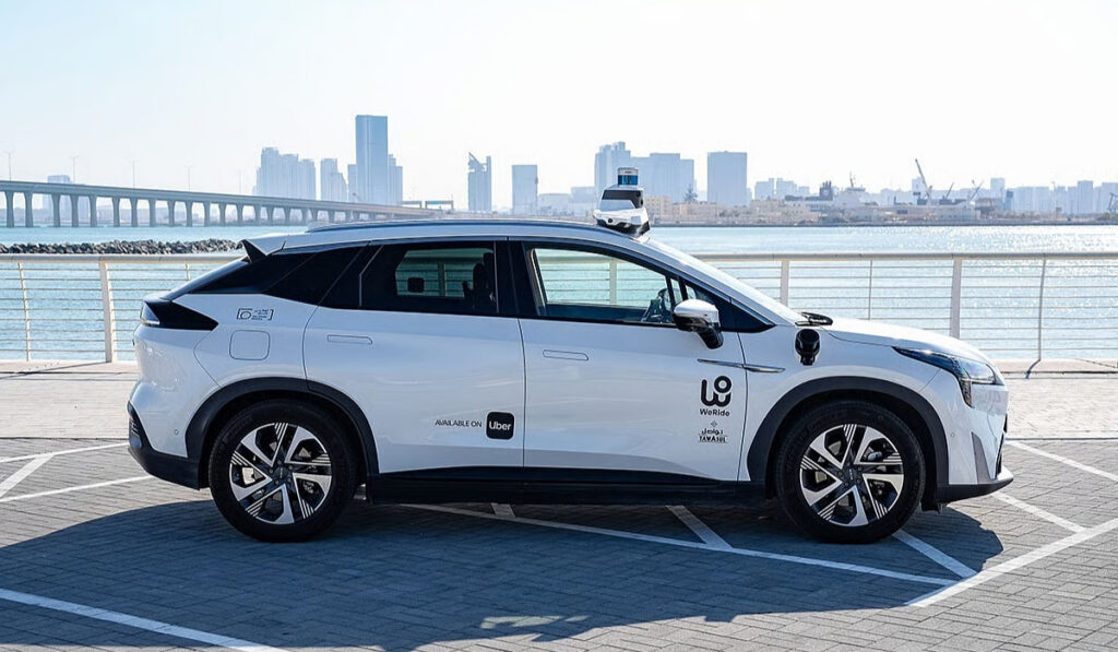 commercial driverless taxis in abu dhabi