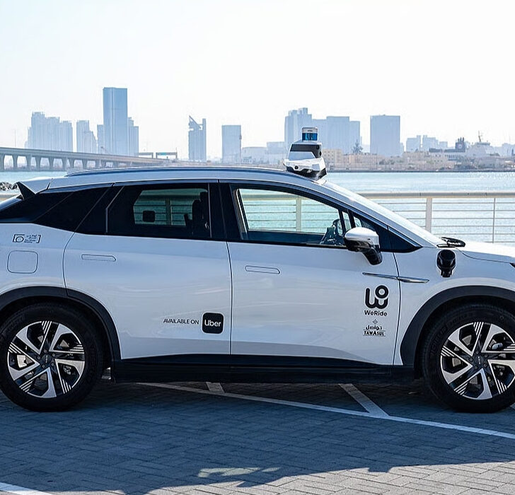 commercial driverless taxis in abu dhabi