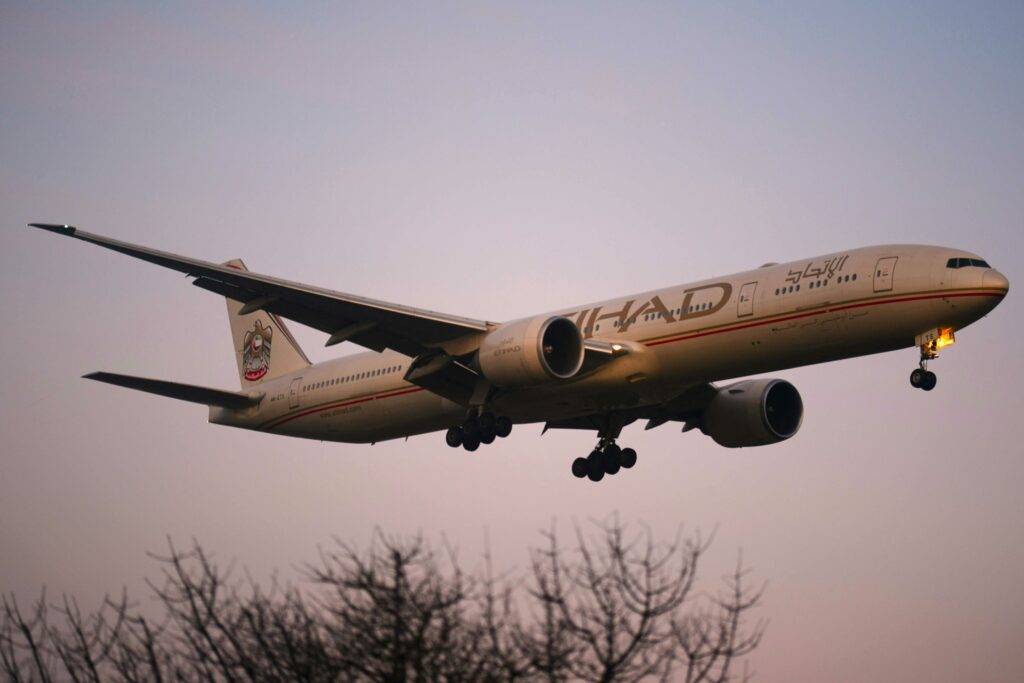 etihad New Route