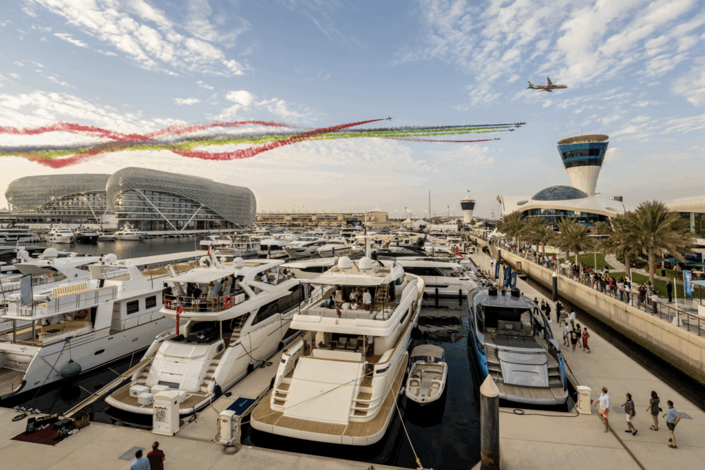 Yas Marina during Race Weekend 