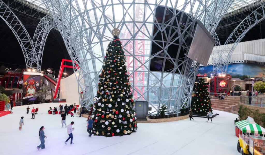 Christmas markets and winter village at FerrariWorld