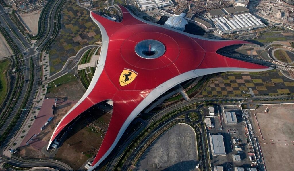 Ferrari World Yas Island Abu Dhabi Fanzone