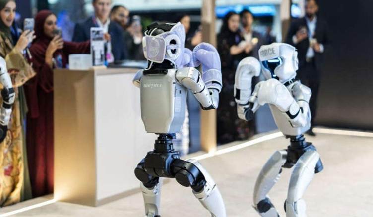 humanoid robots in Abu Dhabi