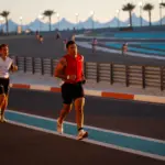 Yas marina - Running routes in Abu Dhabi