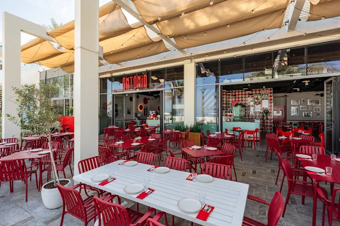 Italian lunch at Antonia Mamsha, one of the best lunch spots in Abu Dhabi