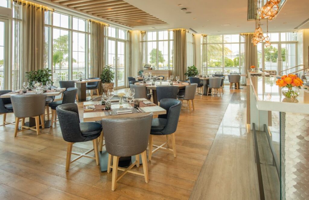 Seafood lunch in Abu Dhabi at Catch, St. Regis on the Corniche