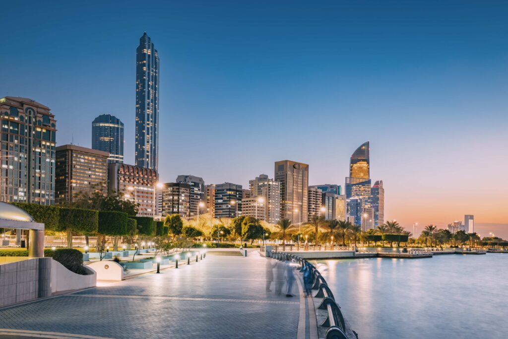 Corniche is best area to stay in Abu Dhabi.