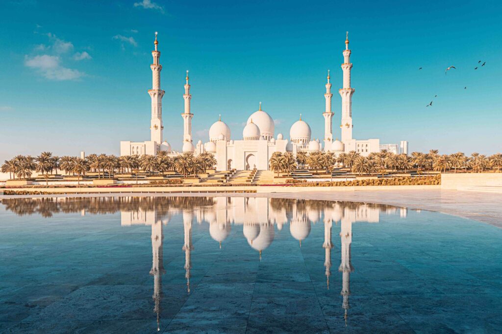 Sheikh Zayed Grand Mosque in Abu Dhabi