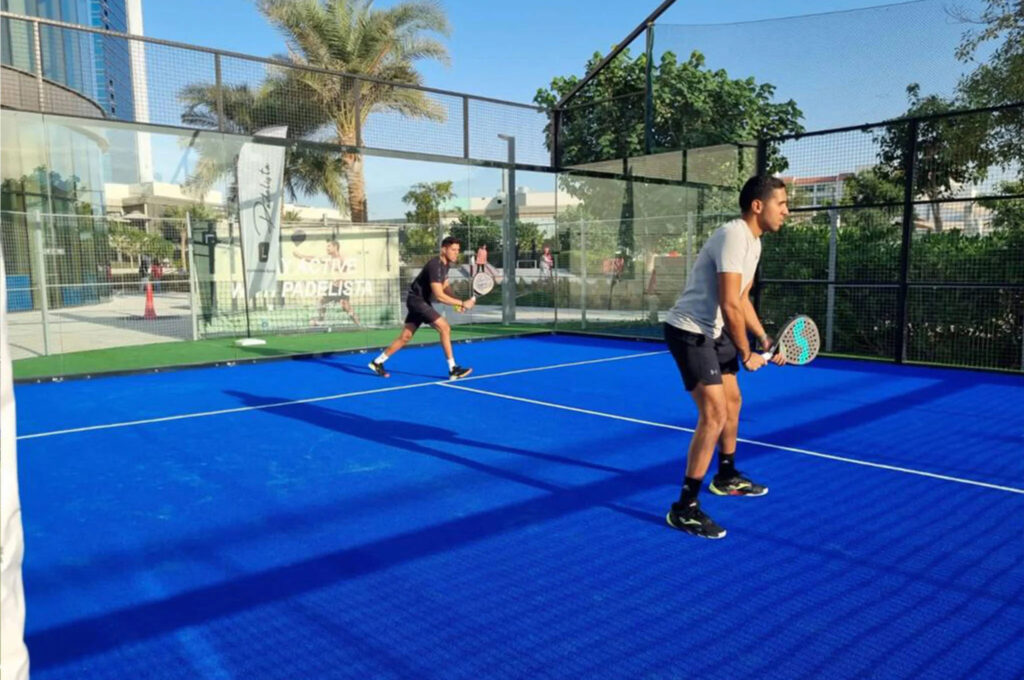 padel courts in Abu Dhabi at Padelista, Reem Island