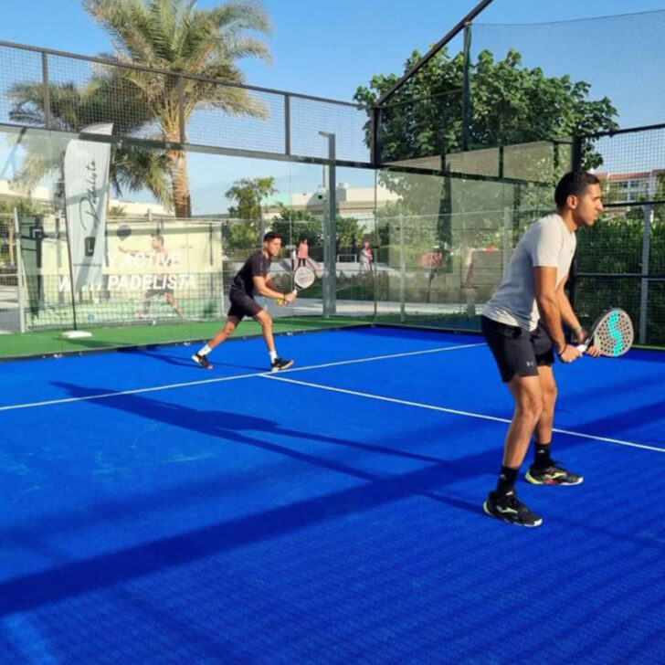 padel courts in Abu Dhabi at Padelista, Reem Island