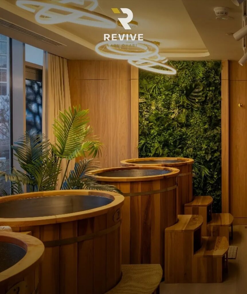 Ice Bath in Abu Dhabi at revive abu dhabi