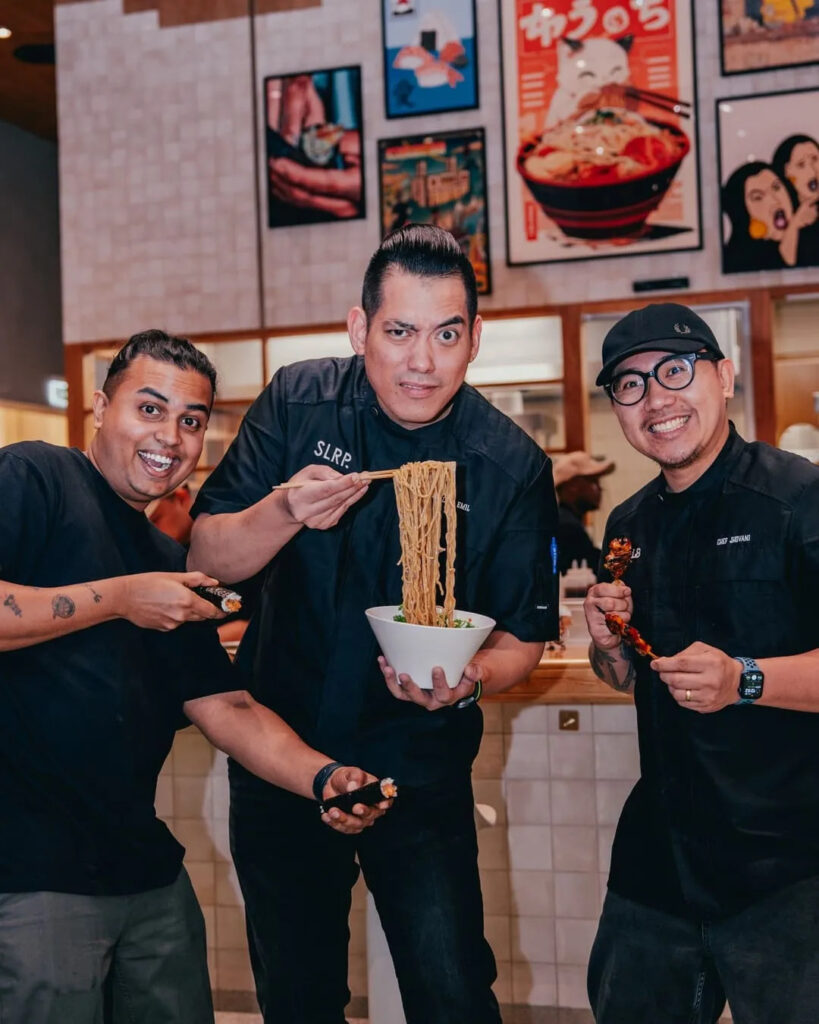 ramen in abu dhabi at SLRP Ramen & Rolls Bar by 3Fils, Yas Mall