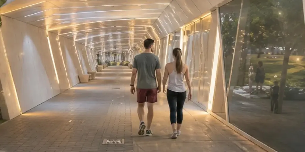 Too Hot for a Walk? Abu Dhabi Has Three Air-Conditioned Tracks to Keep You Moving 1 Al Khalidiyah Park Walking Track