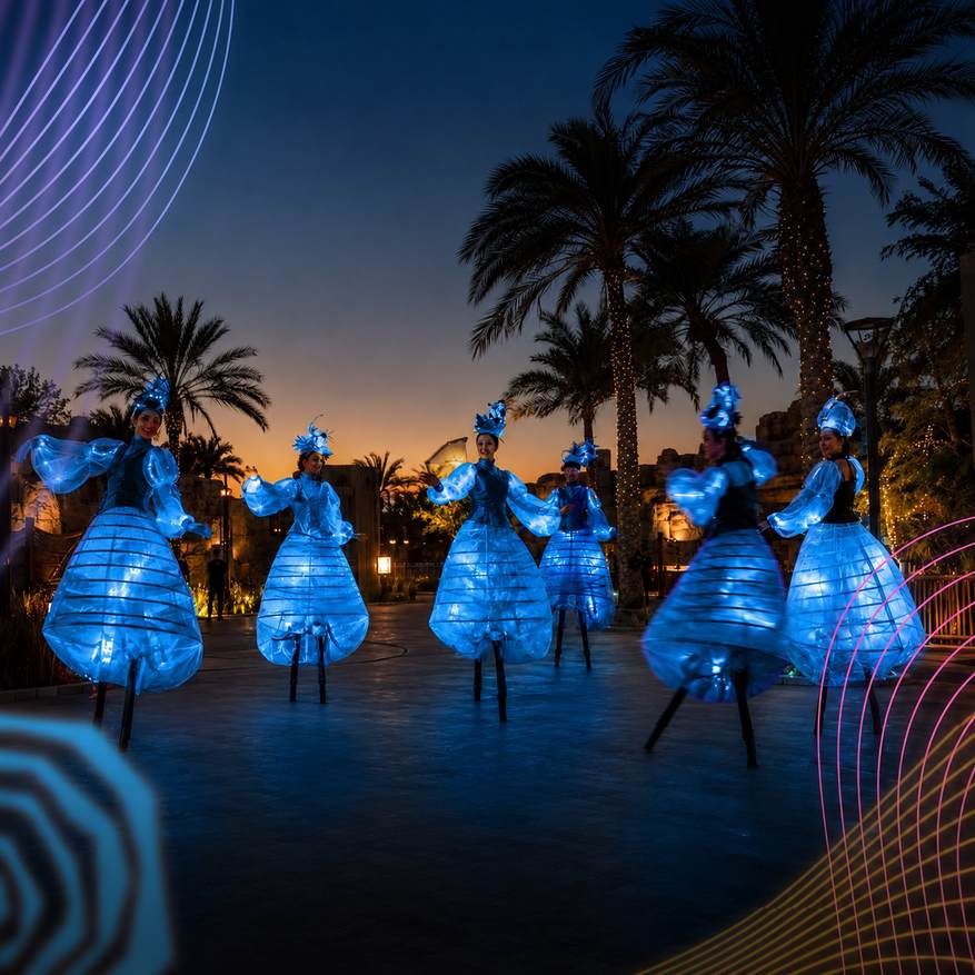 Glow After Dark Is Set to Light Up Al Ain Zoo with a Wild New Evening Experience 1 glow after dark 100kb
