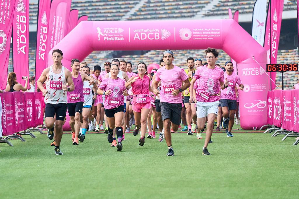 The ADCB ZSC Pink Run Is Making Its Inspirational Return to Abu Dhabi This October 1 ADCB Pink Run
